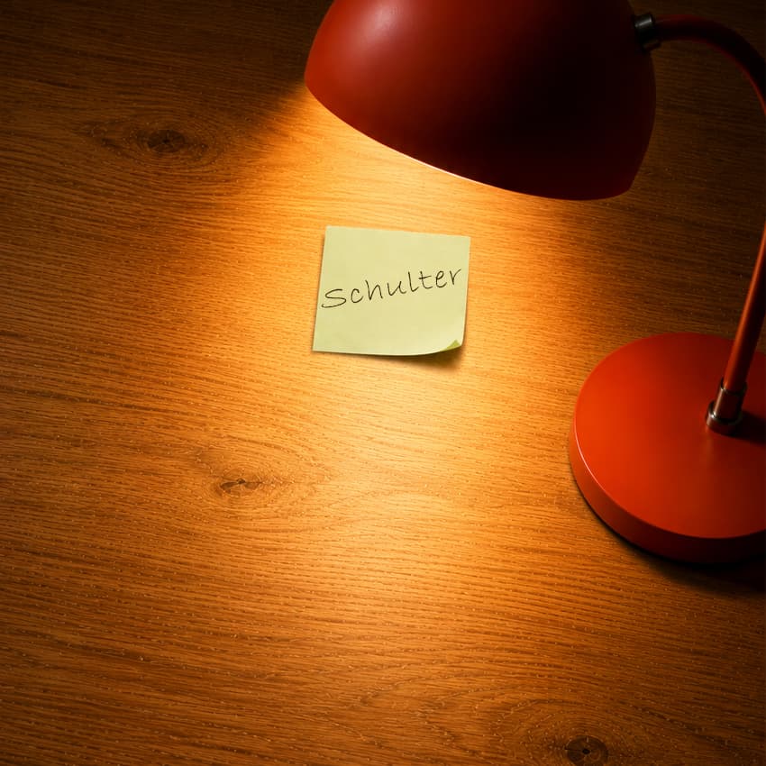 Fokus Schulter
